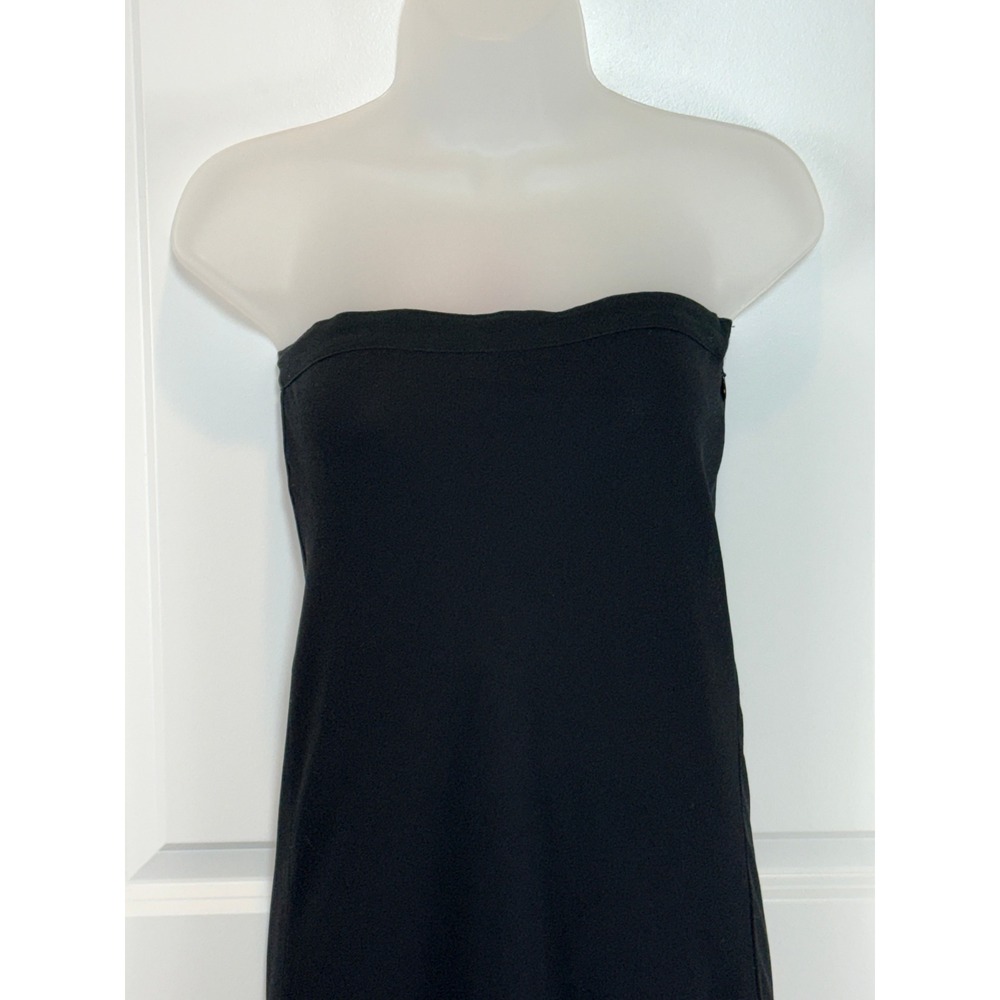 Cache Black Beaded Evening Ruffled Asymmetrical H… - image 2